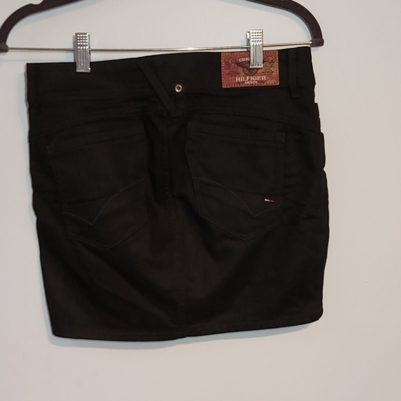 Tommy Hilfiger black denim skirt - Picture 3 of 4